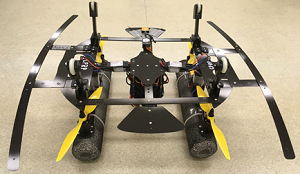 管路調査用ドローン　正面